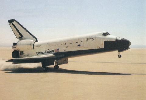 Space Shuttle Landing at Edwards