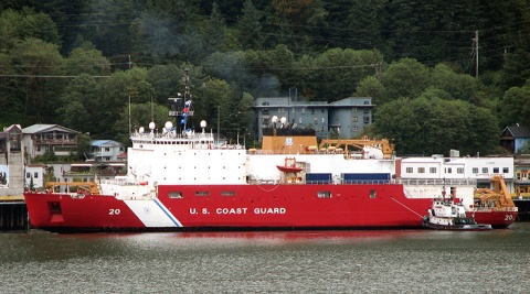 Ship at Station Juneau