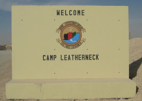 Camp Leatherneck Sign