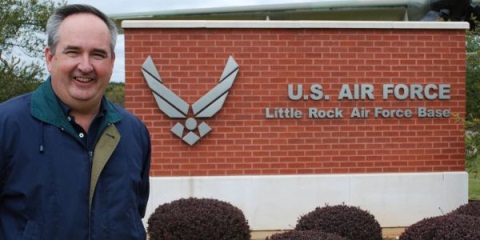 Little Rock Air Force Base Sign