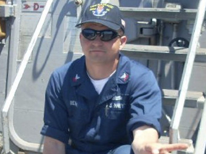 Candid snapshot of U.S. Navy sailor who gave his life to save his crew