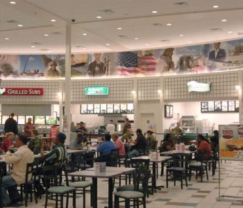Food court at the Edwards AFB Base Exchange
