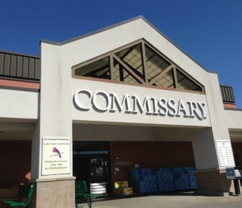 Front entrance of Fort Leavenworth Commissary
